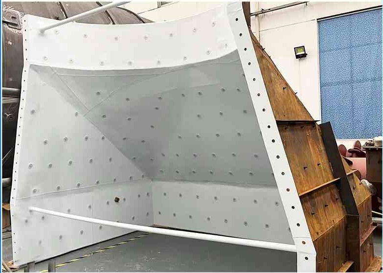 鋼襯四氟煙道內襯工藝